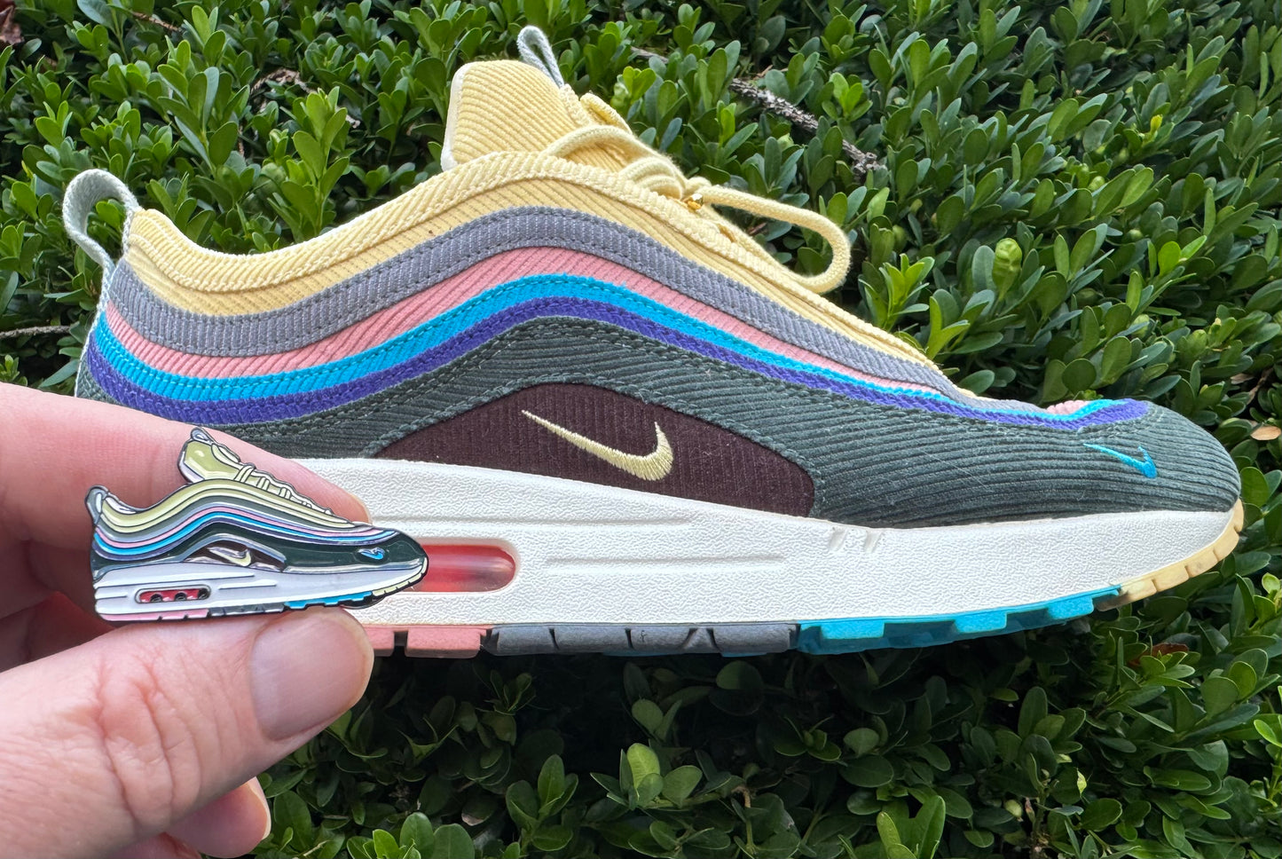 Nike Air Max 1/97 “Wotherspoon” Enamel Pin 1 1/2” Holy Grails Collection