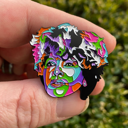 Tina Turner - Pop Art Style Enamel Pin - 1 1/2”