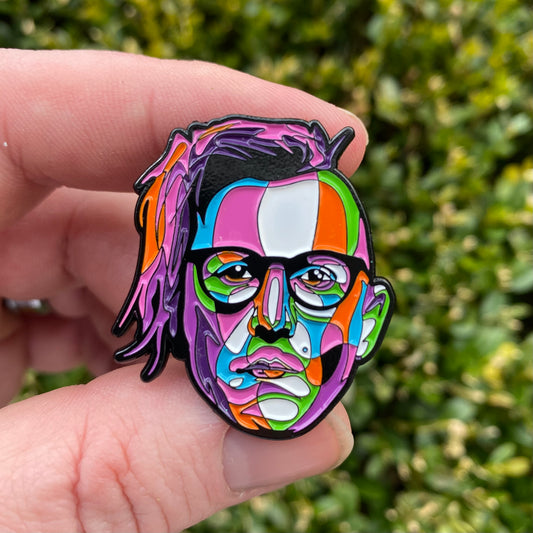 Maynard James Keenan - MJK - Pop Art style Enamel Pin- TOOL, APC, Puscifer - 1 1/2”