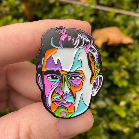 Johnny Cash - The Man in Black… In Color - Enamel pin - 1 1/2”