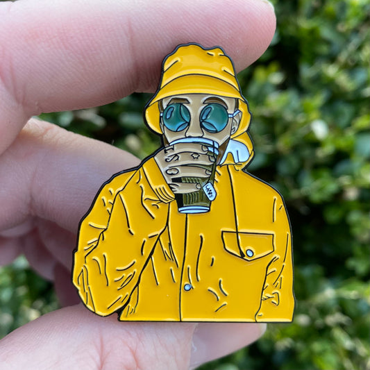 Mac Miller - Larry Fisherman Enamel Pin - 1 3/4” - Most Dope