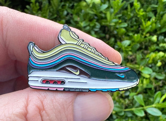 Nike Air Max 1/97 “Wotherspoon” Enamel Pin 1 1/2” Holy Grails Collection